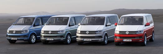 Volkswagen presenta su nueva gama T6